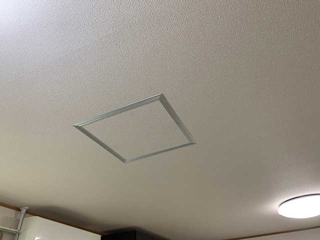 点検口の造作