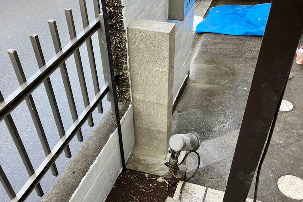 埼玉県川越市　ブロック塀補強