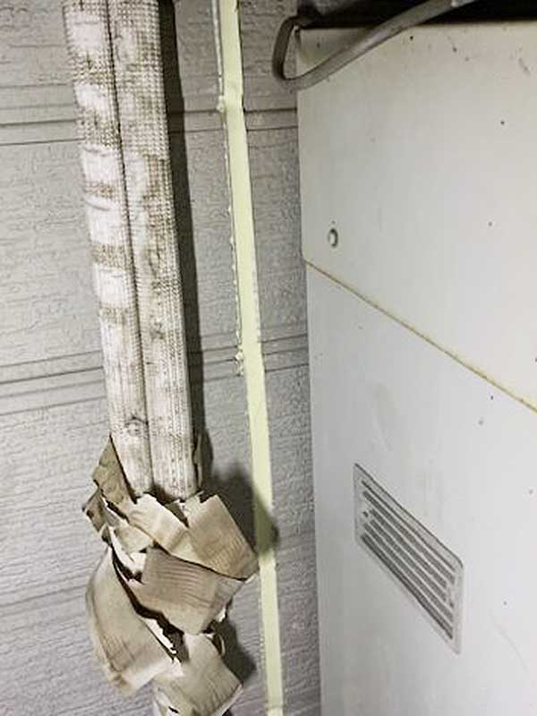 施工後の外壁目地