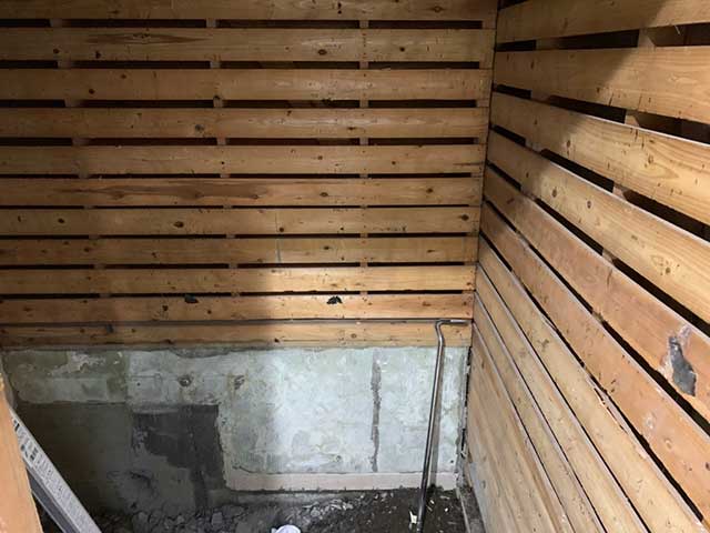 浴室解体完了