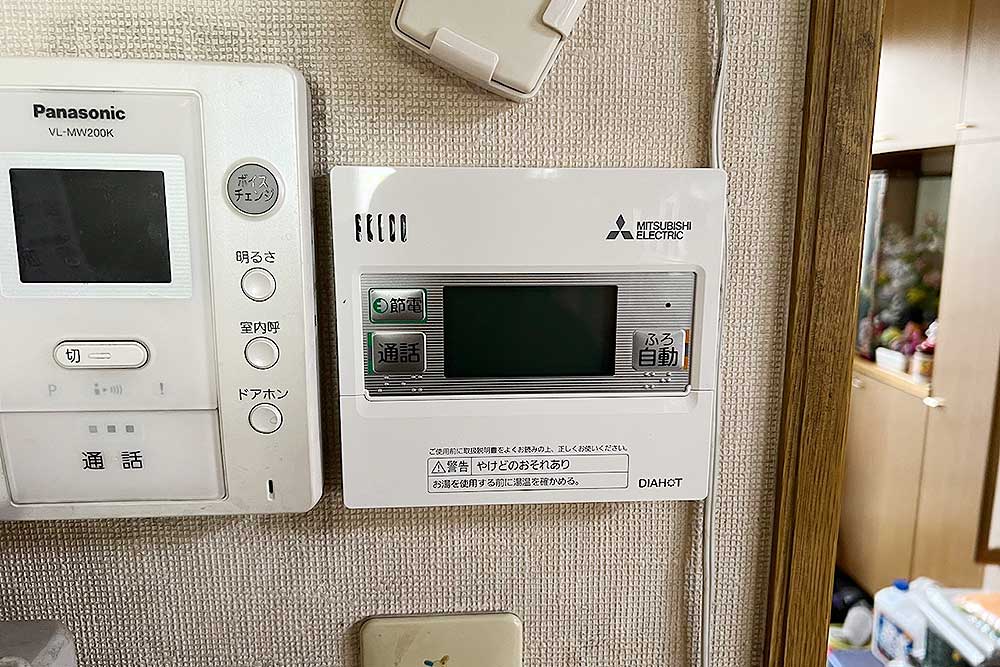 設置後のキッチンリモコン