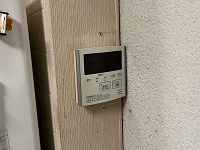 交換前のキッチンリモコン