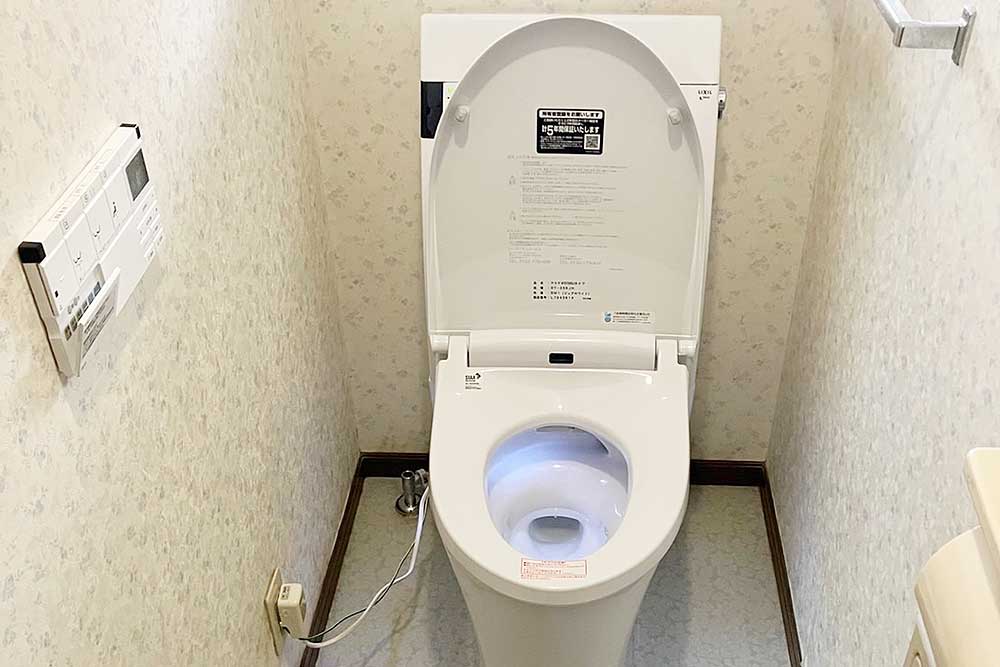 交換後のトイレ