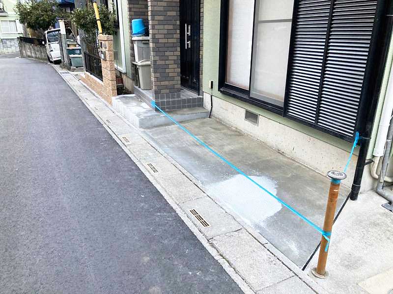 施工後の土間コンクリート