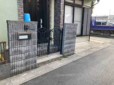 施工前の玄関