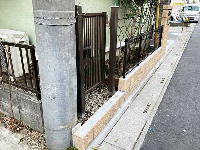 ブロック塀・フェンスの取り付け