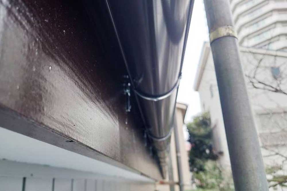 施工後の雨樋