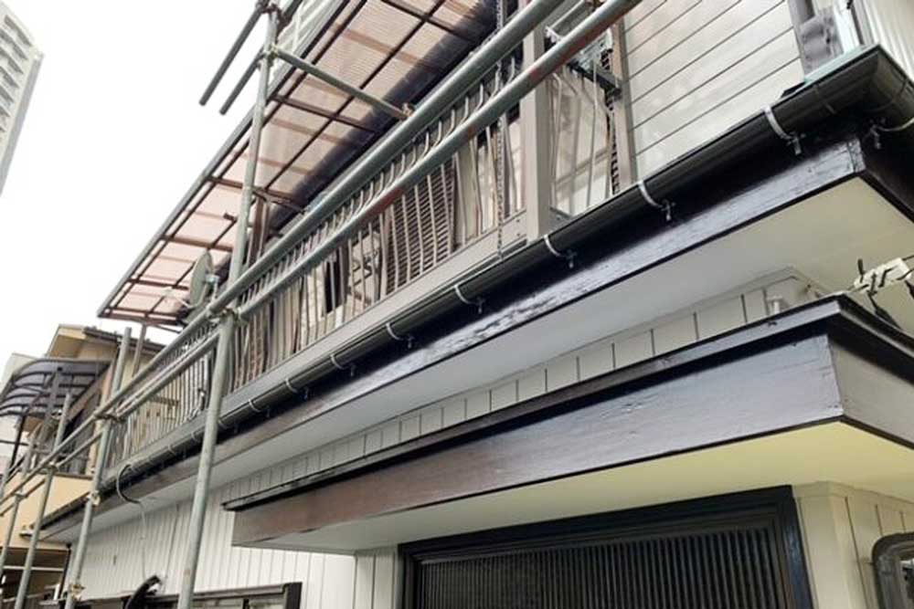 施工後の雨樋