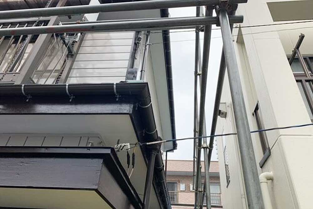 施工後の雨樋