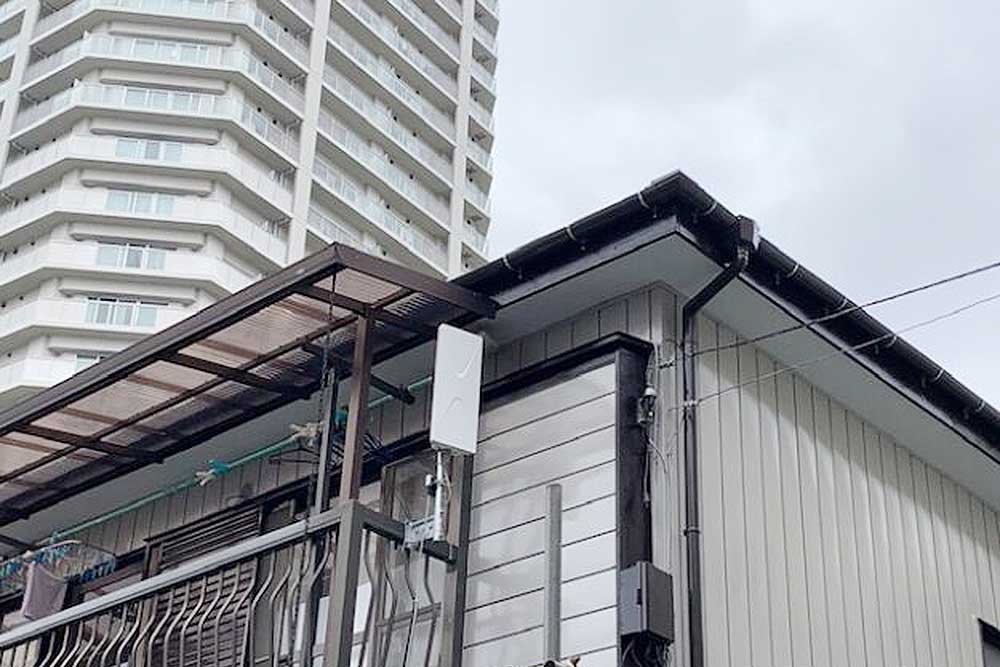 施工後の雨樋