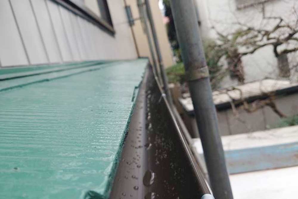 施工後の雨樋