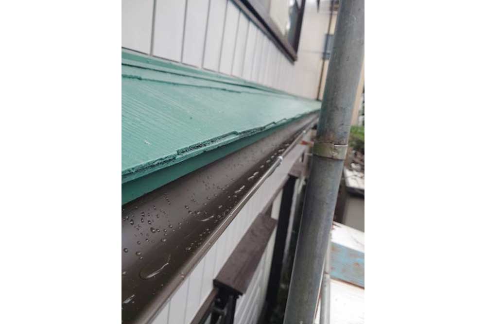 施工後の雨樋