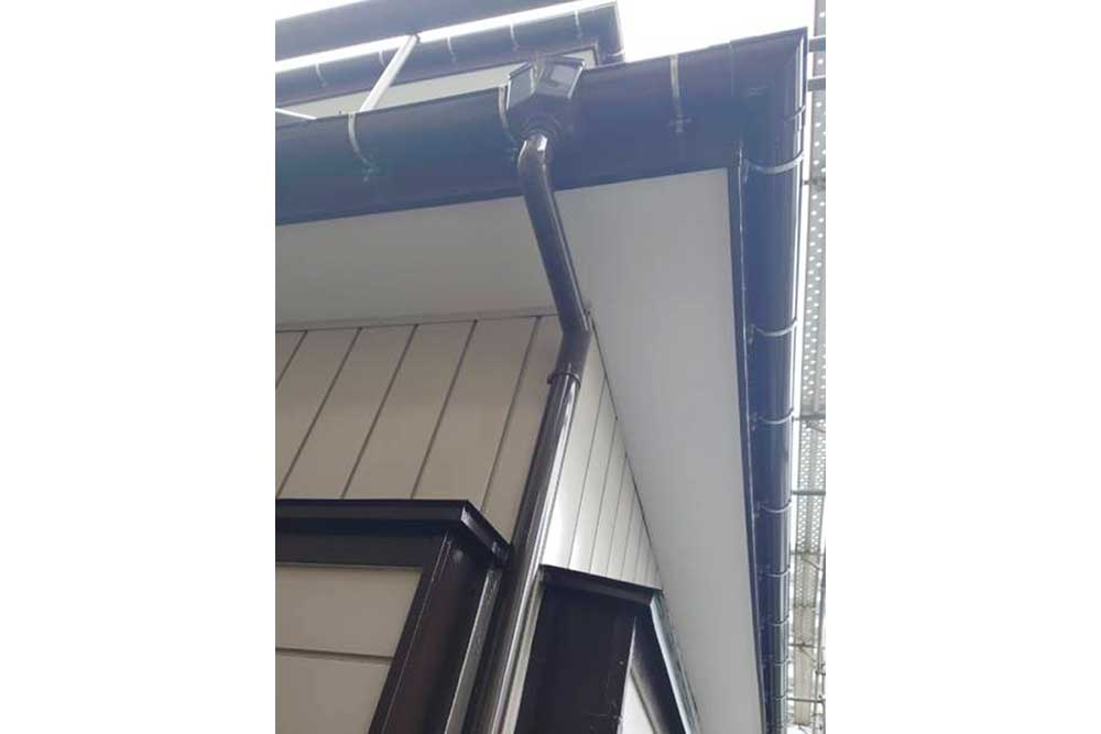 施工後の竪樋