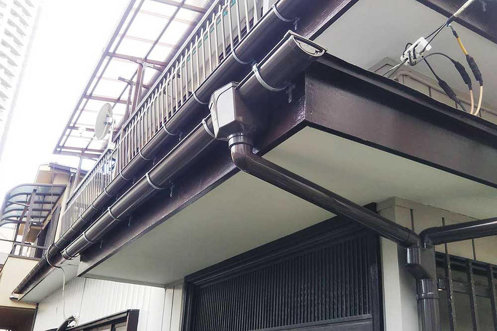 施工後の雨樋