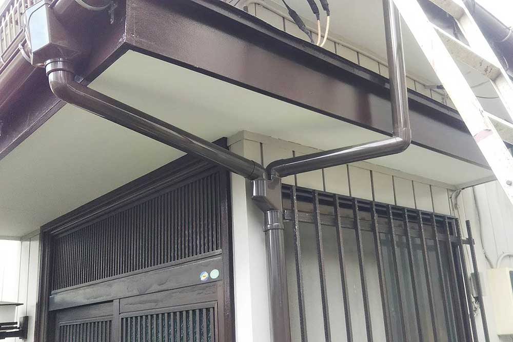 施工後の雨樋