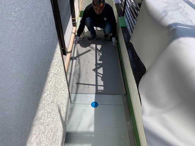 塩ビシート張り込み