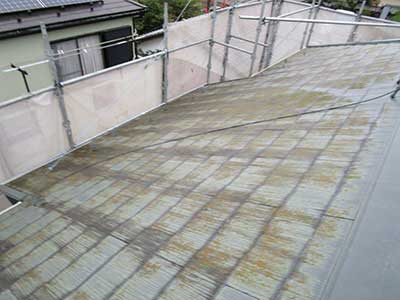 塗装前の屋根