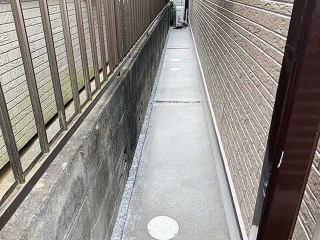 土間コンクリート打設完了