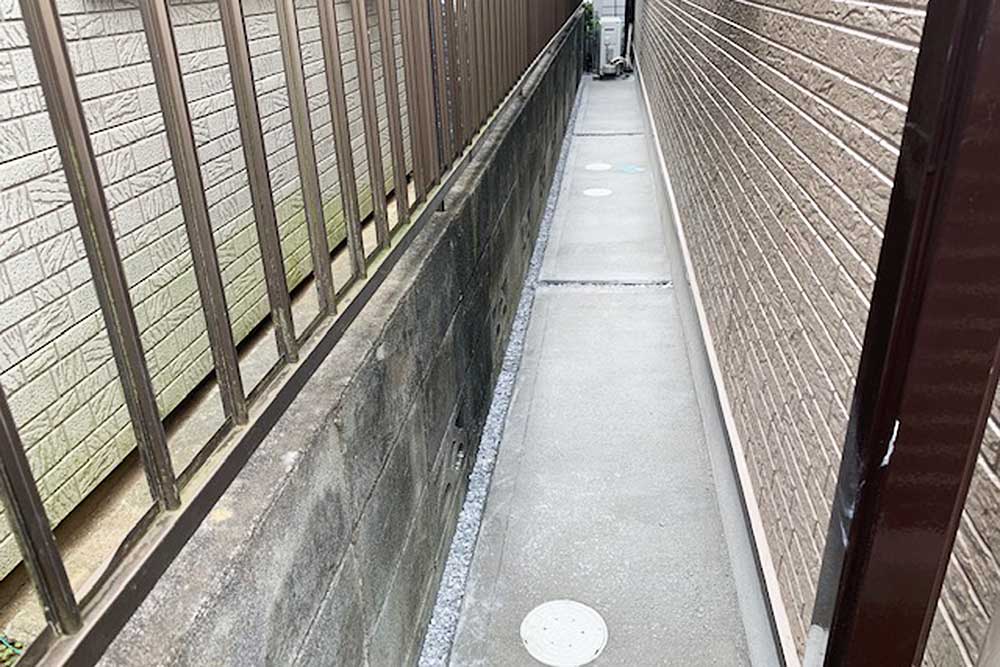 設置後の土間コンクリート