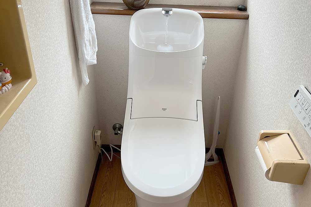 施工後のトイレ