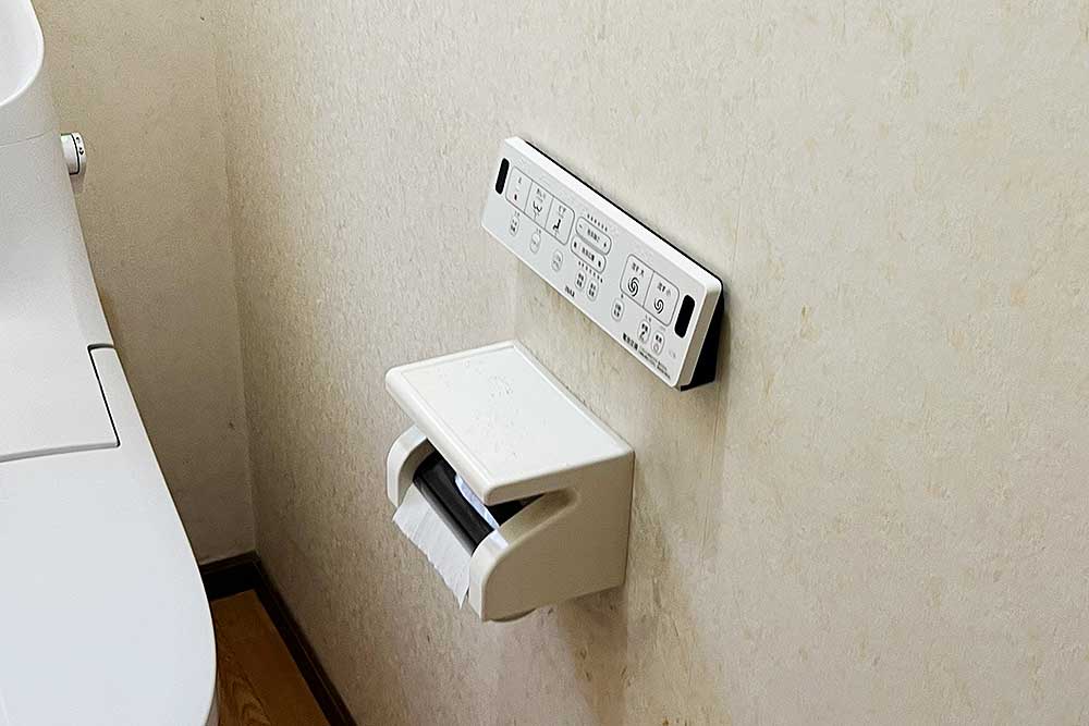 施工後のトイレリモコン