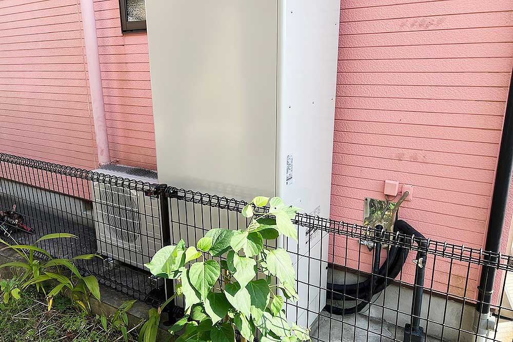設置後のエコキュート