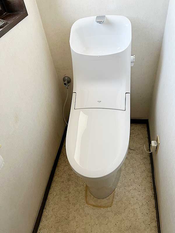 交換後のトイレ