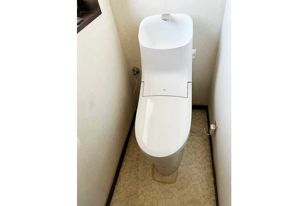 設置後のトイレ