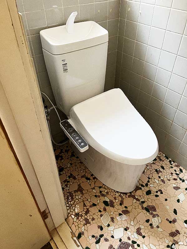 交換後のトイレ