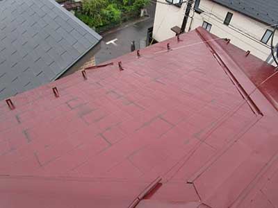 塗装前の屋根
