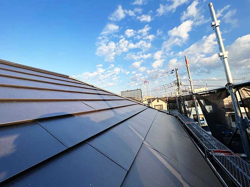 施工後の屋根