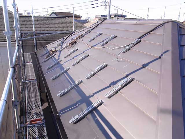 太陽光の架台設置