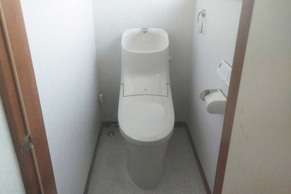 施工後のトイレ