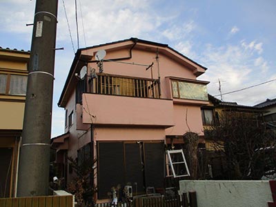 塗装前の外壁