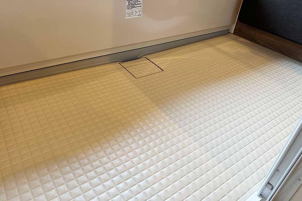 施工後の浴室床