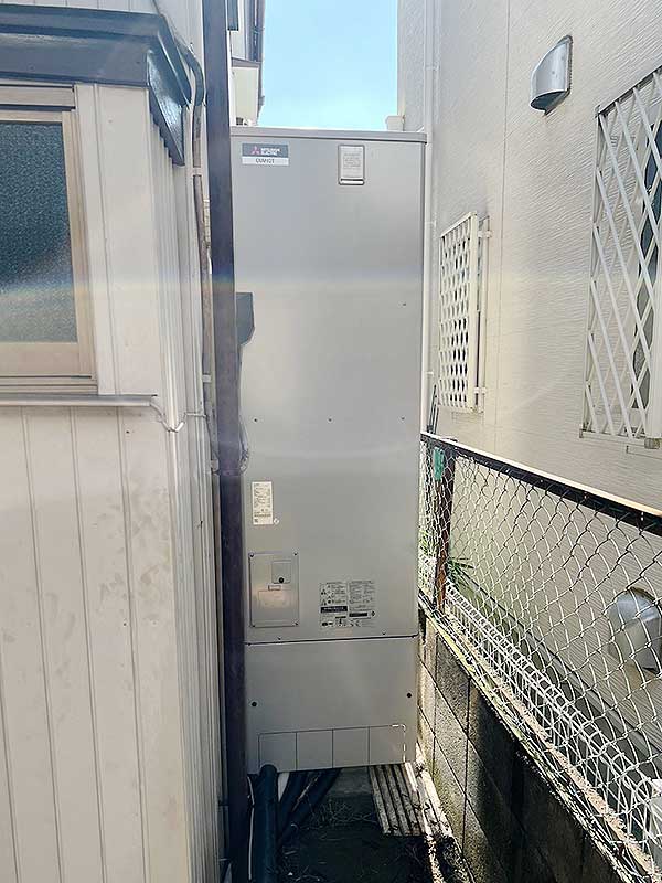 交換後のエコキュート