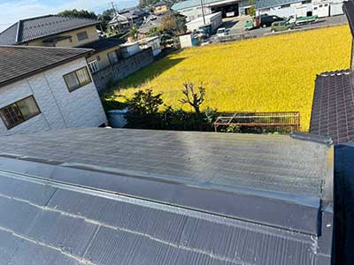 施工前の屋根