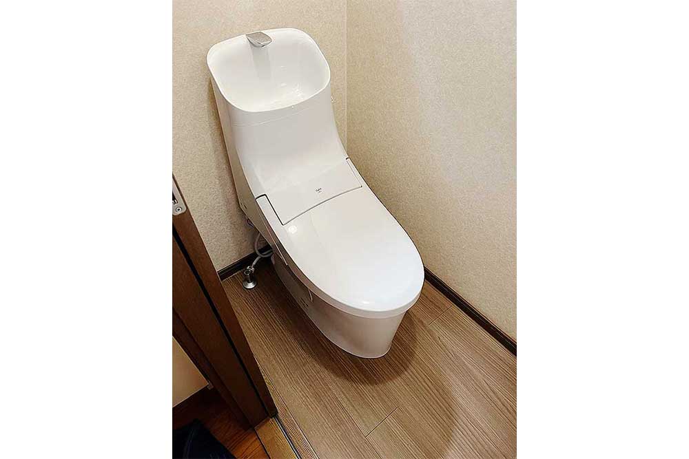 設置後のトイレ