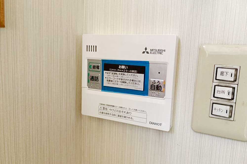 設置後のキッチンリモコン
