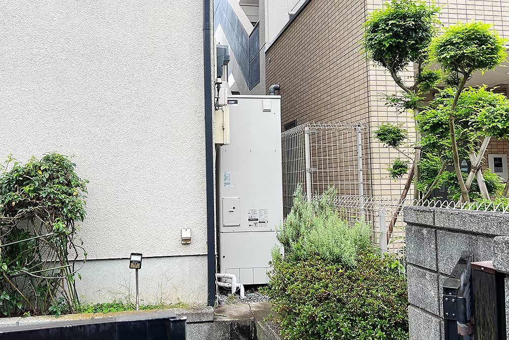 設置後のエコキュート