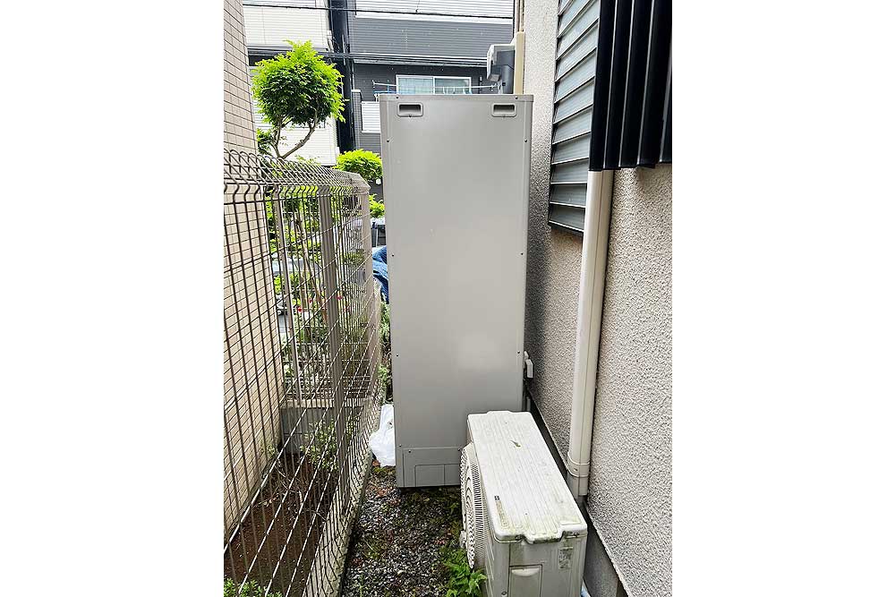 設置後のエコキュート