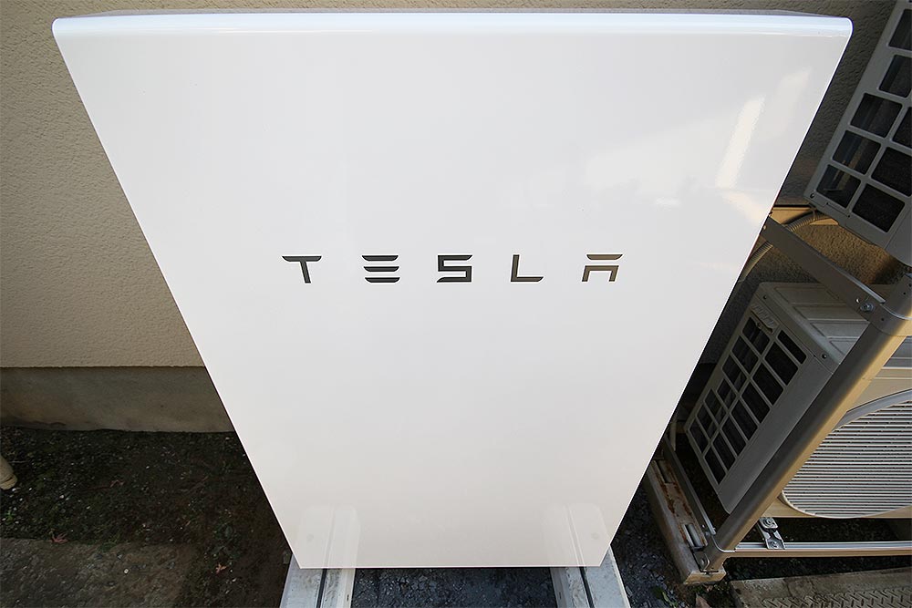 設置後のテスラPowerwall