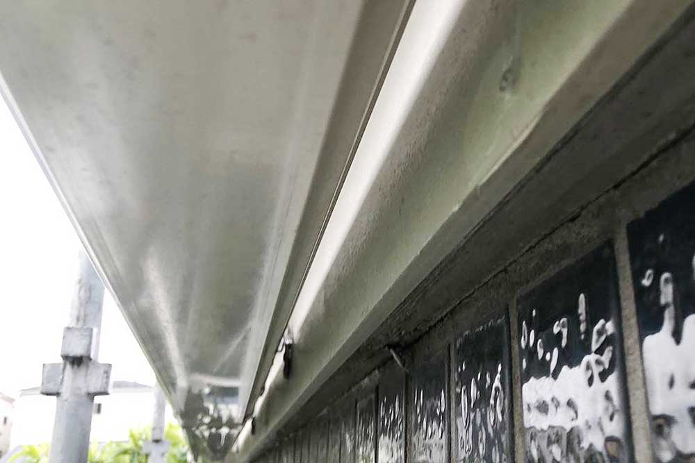 交換後の雨樋