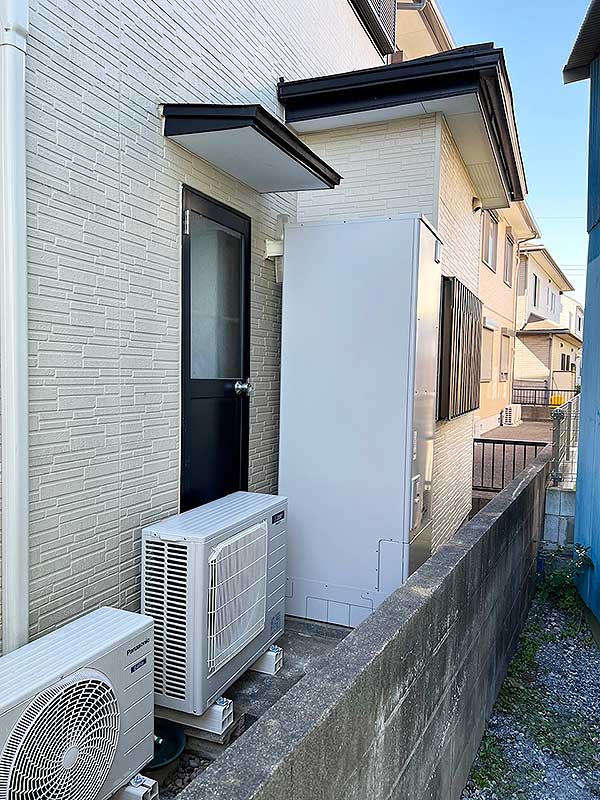交換後のエコキュート
