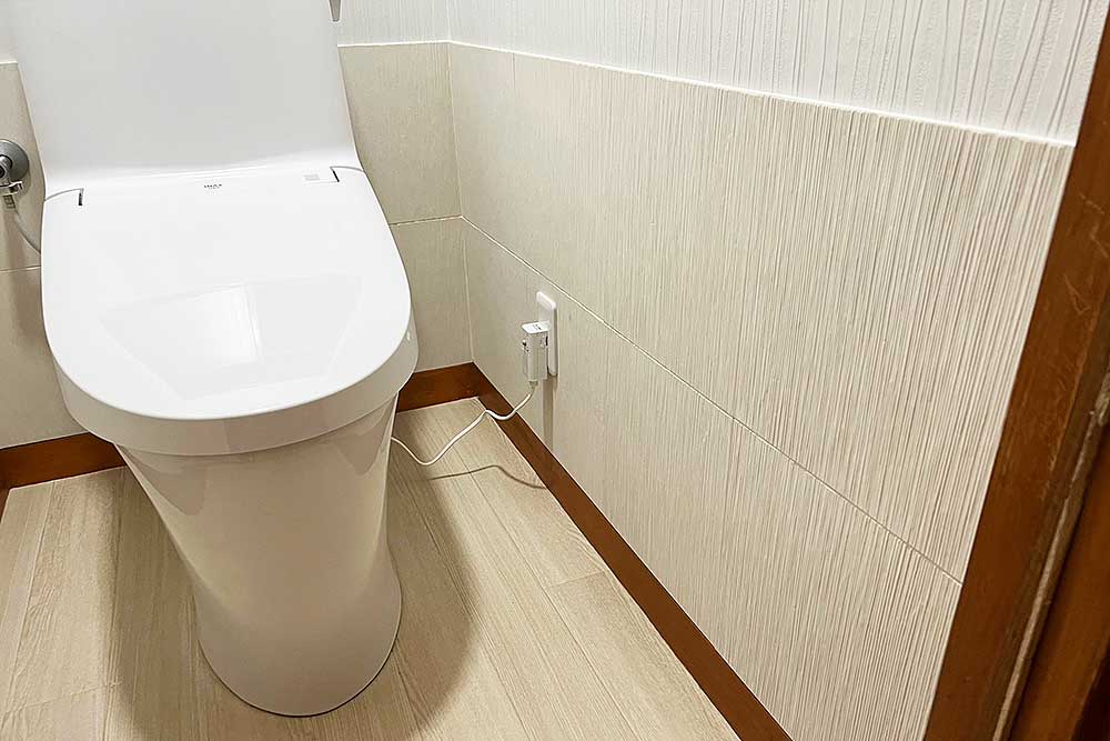 交換後のトイレ