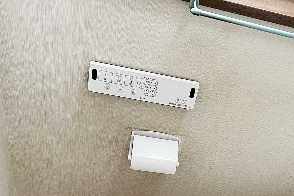 設置後のトイレリモコン