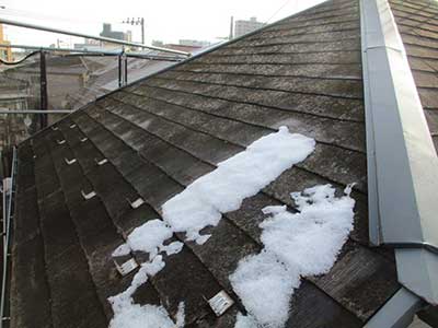 塗装前の屋根