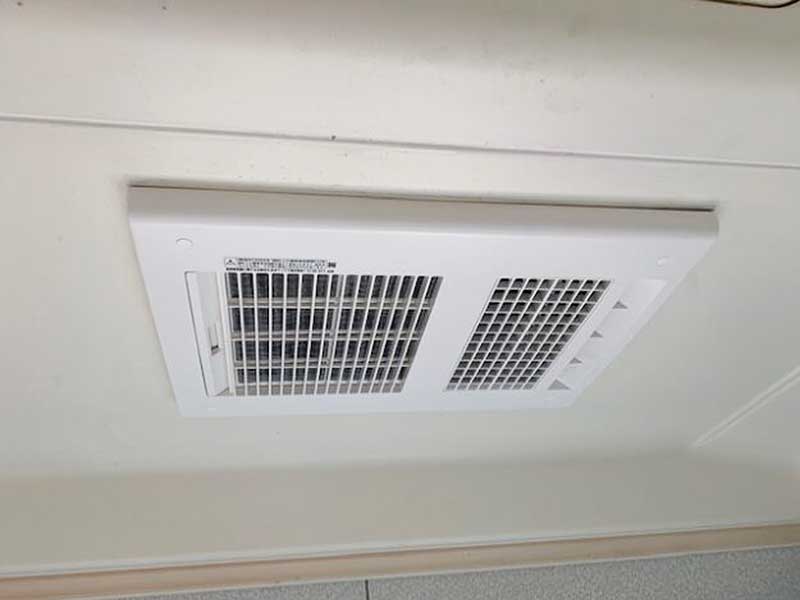 施工後の浴室暖房換気乾燥機