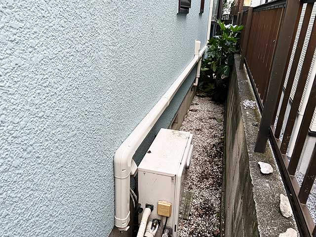 配管カバー設置