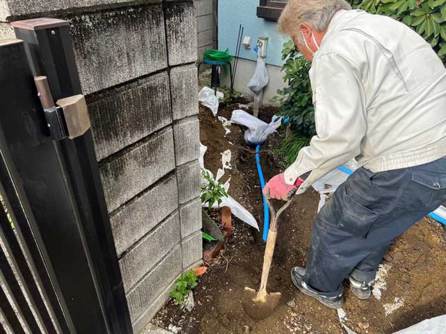 掘削作業